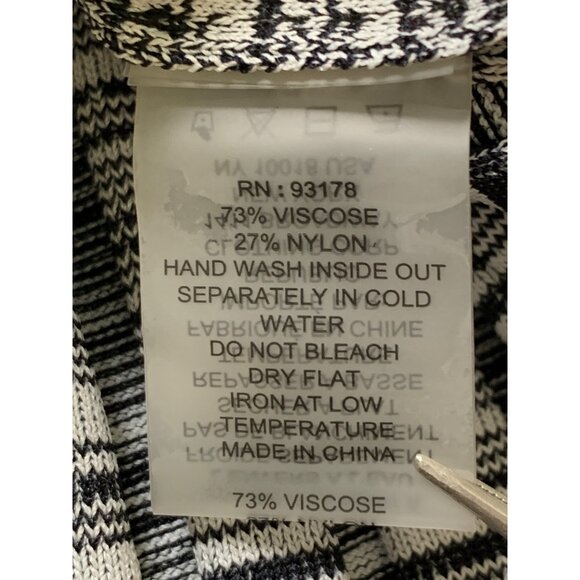 NWT Elle Tahari S Ribbed Marled Henley Sweater Dress Midi Length RN10208 - Picture 6 of 8